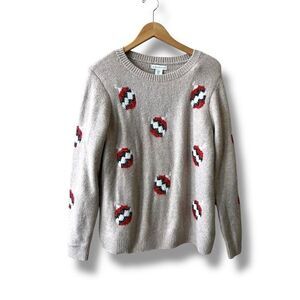 NWT Cupcake and Cashmere Candy Canes Super Soft  Christmas Sweater Plus size 2X
